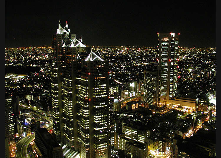 ห้องชมวิวที่ศาลาว่าการนครโตเกียว