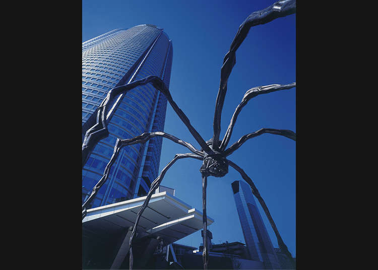 롯폰기 힐스에서 유달리 눈길을 끄는 거미!