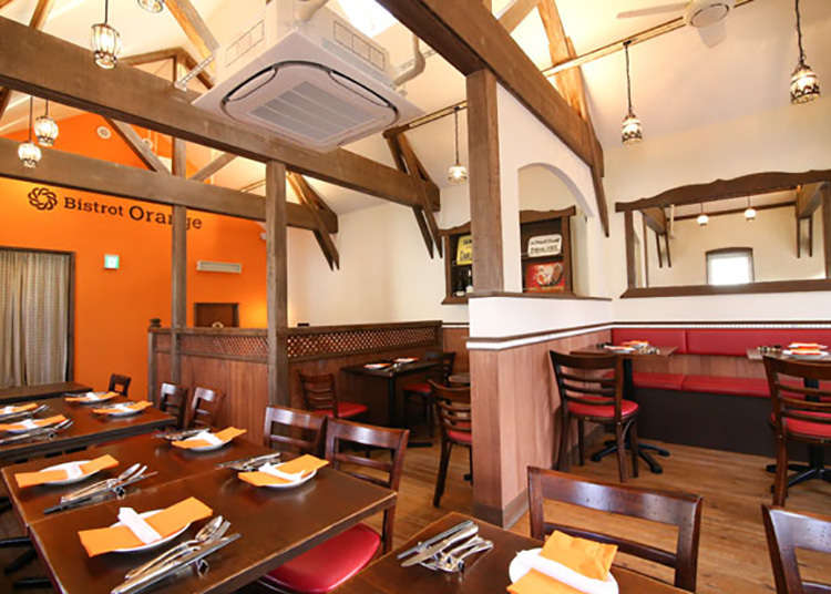 5. 以鐮倉的蔬菜為食材的法式料理「Bistrot Orange」