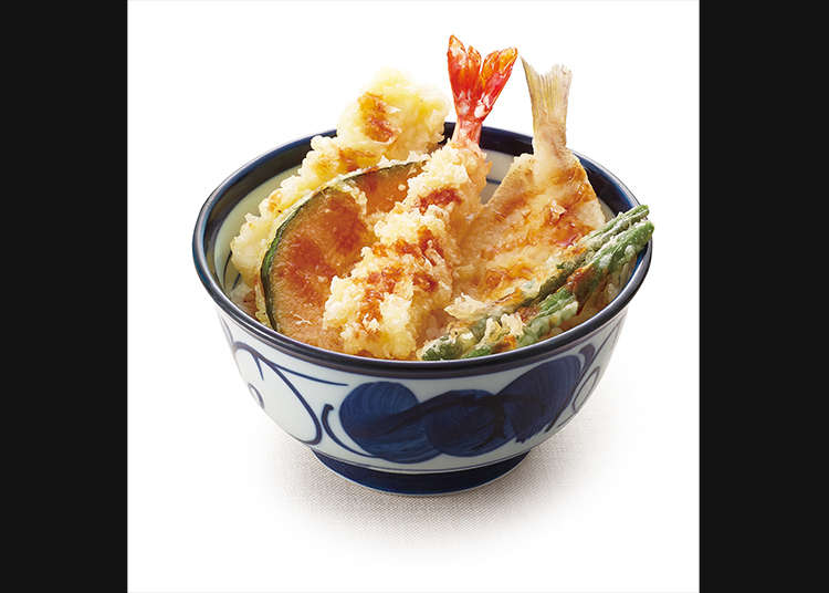 เทนด้ง (ข้าวราดหน้าเทมปุระ) จานร้อนที่แสนจะกรอบ