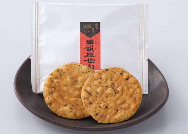坚持独特工艺的仙贝店