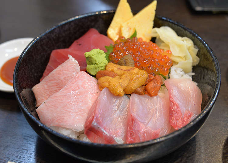Indulge in Kaisendon (Seafood Bowl)