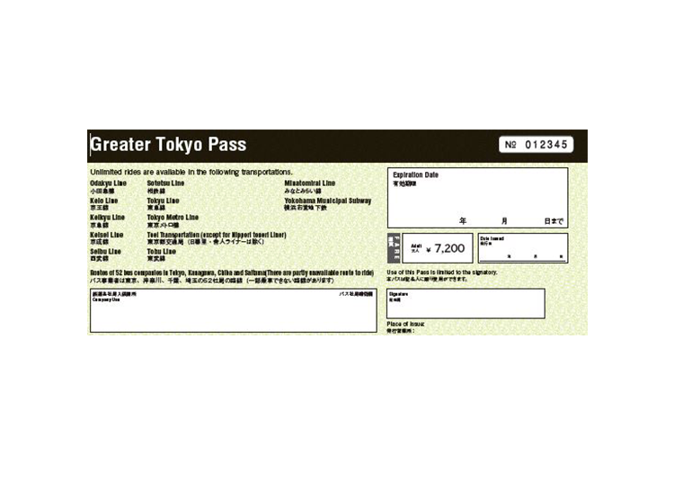 Explore Beyond the City Center with the Greater Tokyo Pass – Unlimited Rides for 3 Days!