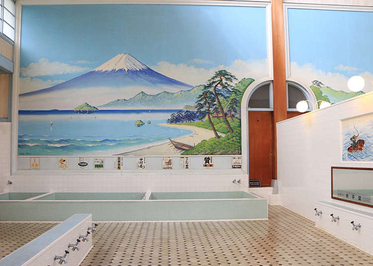 在錢湯體驗泡澡文化