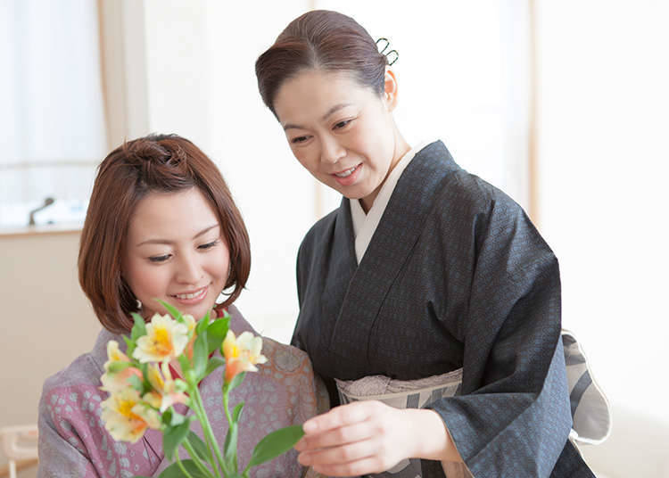 이케바나를 체험하려면