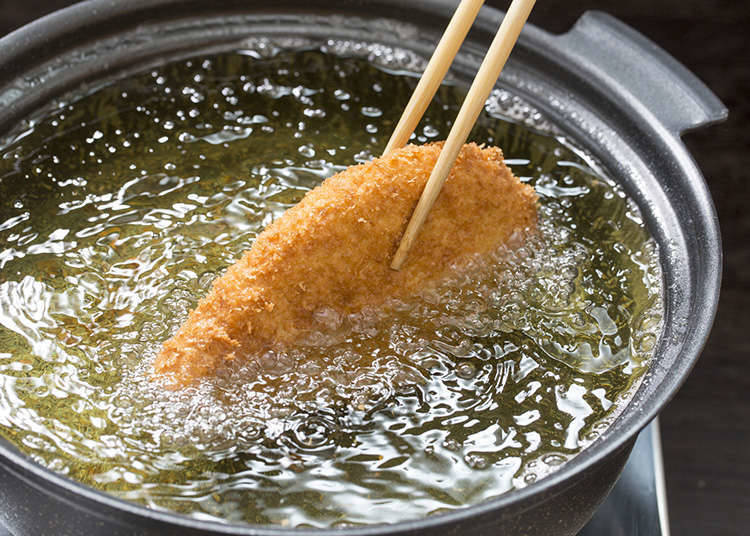 อาหารเนื้อหมูชุบเกล็ดขนมปังทอด