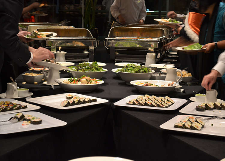 Buffet: all-you-can-eat