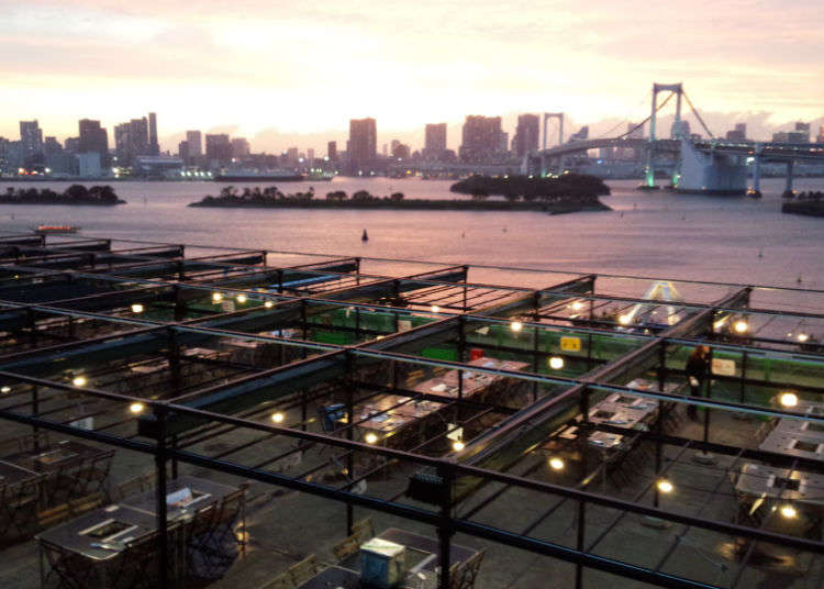 Enjoy some BBQ at Decks Tokyo Beach