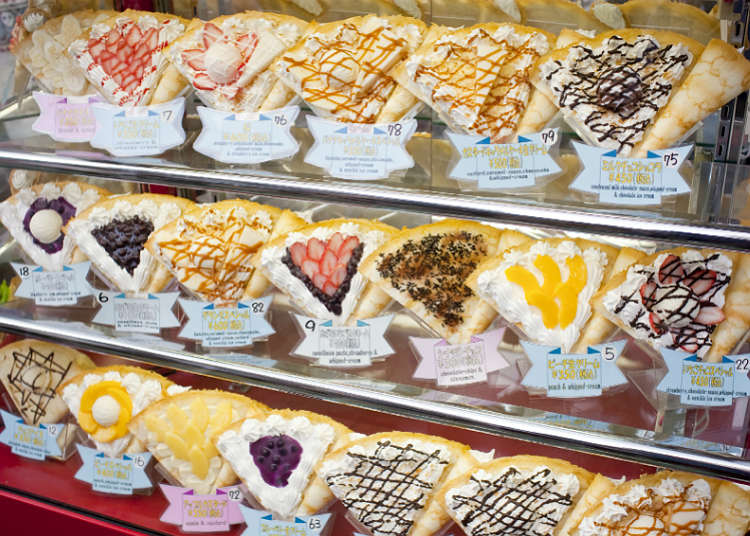 Toppings for crepes