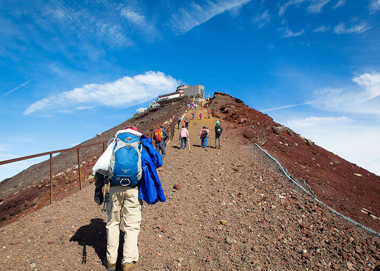 What to do at the Top of Mt. Fuji