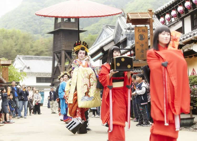 觀賞江戶艷麗華美的「花魁」