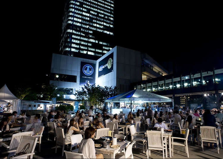 東京スカイツリー(R)を見上げながら乾杯!