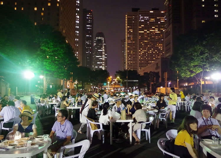 A Beer Garden of Stars, Waterfalls, and Greenery