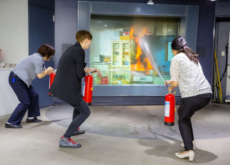 「火事だー!」日本の消火体験