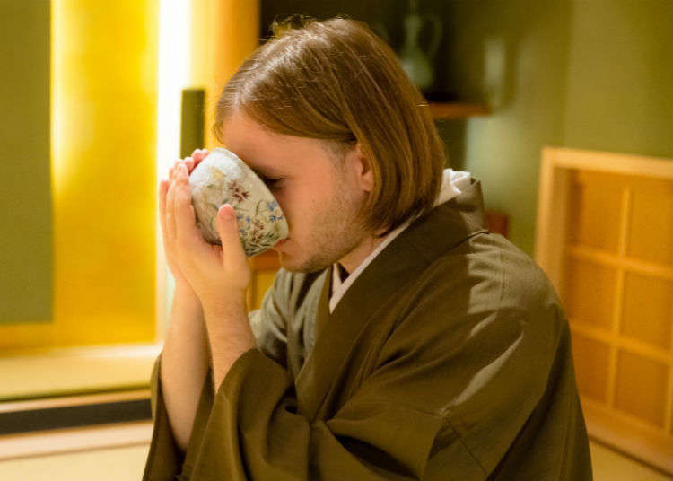 お茶の頂き方