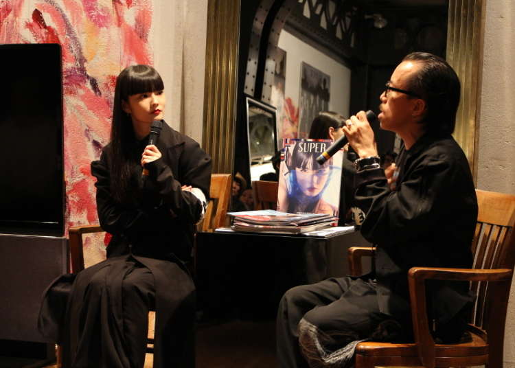 Fashion talks at Yohji Yamamoto's store