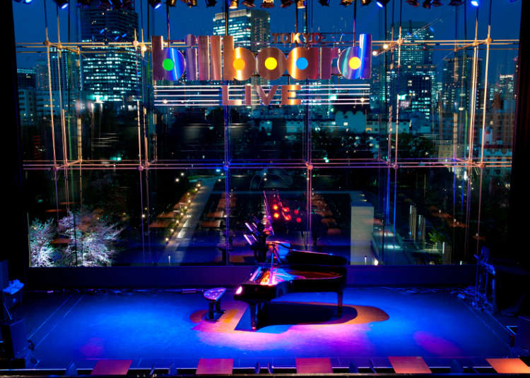 音楽と夜景と料理を楽しむ大人の夜時間