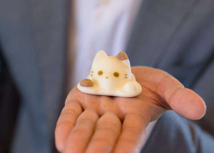 「猫マシュマロ」はまるで招き猫