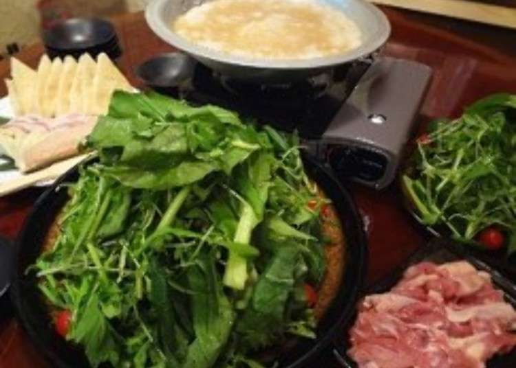 「草鍋」青菜・せり・パクチーをもしゃもしゃ食いまくる!