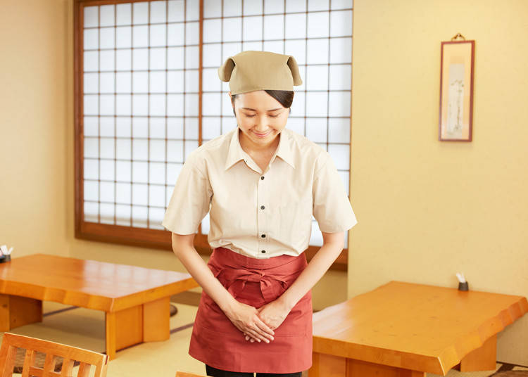 お辞儀の技をマスターしよう