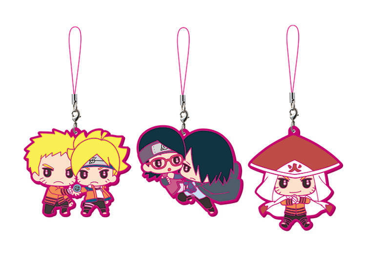 Adorable Capsule Rubber Mascots from Boruto: Naruto the Movie