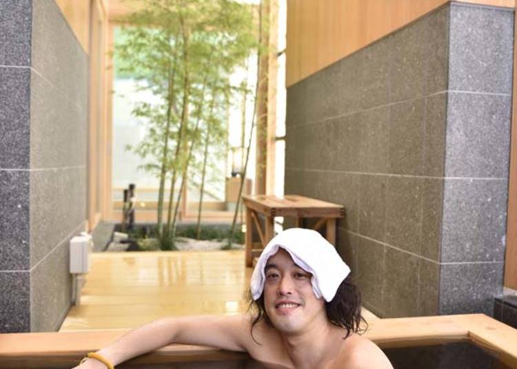 いつまでも浸かっていられる!ぬるめのお湯がおすすめ