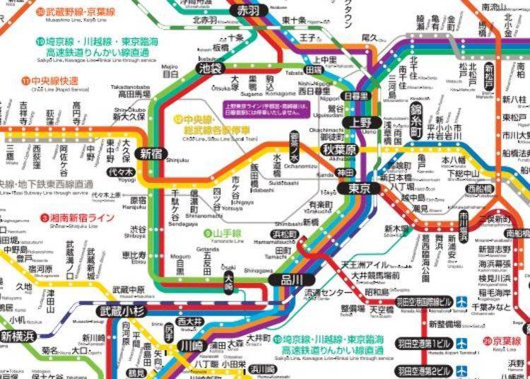 JR East – the Convenient Yamanote Line and Chuo Line
