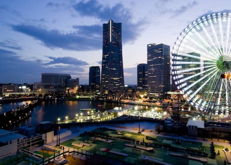 Yokohama World Porters Roof Garden: Spend a Romantic Evening while Gazing over Yokohama