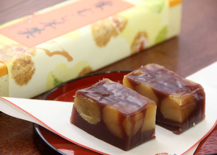 成田山伴手礼代名词「NAGOMINO米屋 総本店」栗子蒸羊羹