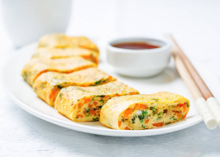 韓国の卵焼きは具だくさん♪