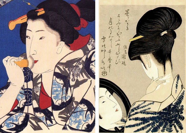 赤・白・黒のコントラストが美しいとされた時代