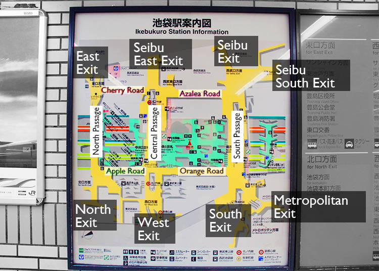 2)The Structure of Ikebukuro Station
