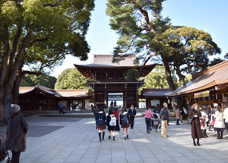 4) Praying at a Shinto Shrine: Bow Twice, Clap Twice, Bow Once