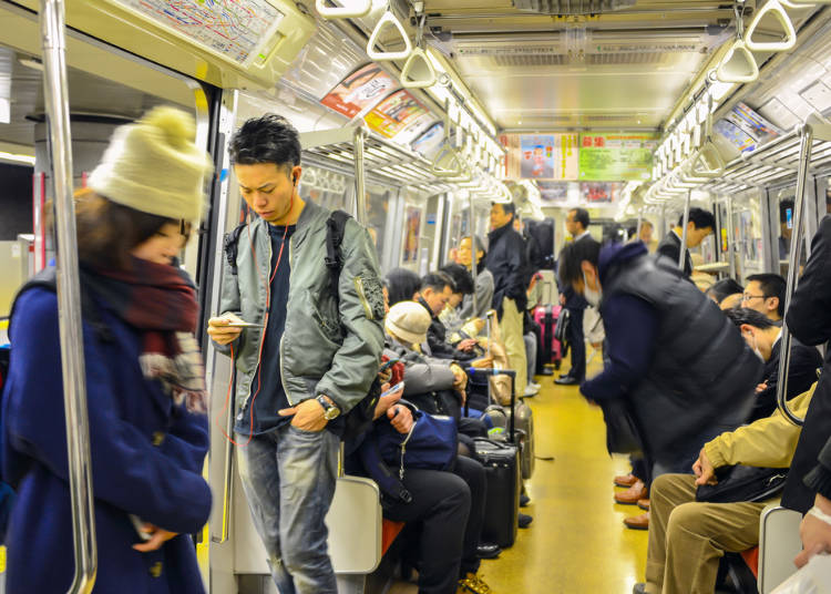 7.電車內請保持安靜(使用耳機、勿講電話、勿大聲喧嘩)