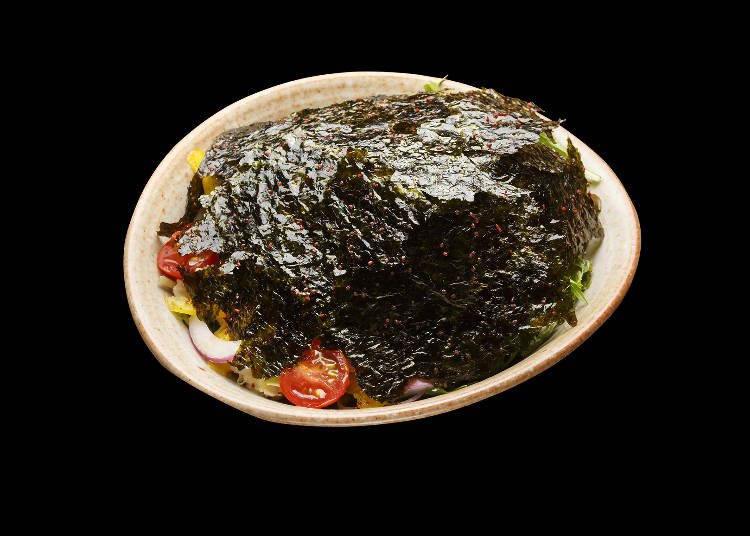 닭고기와 김 사라다