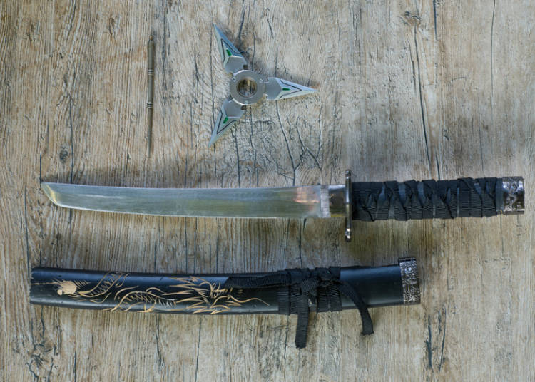 10. Shops that Sell Ninja and Samurai Weapons