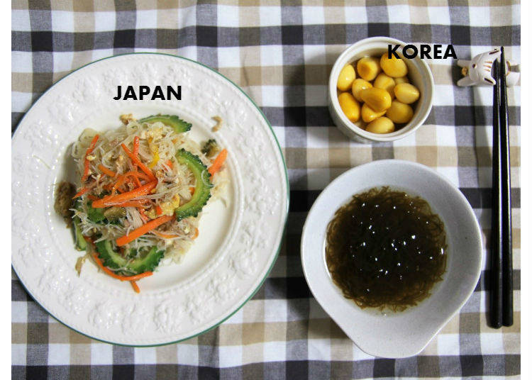 【水曜日】 火曜の野菜炒めをアレンジした、そうめんチャンプルー