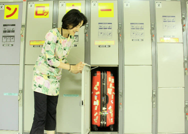 スーツケースが入るのは大型サイズ!