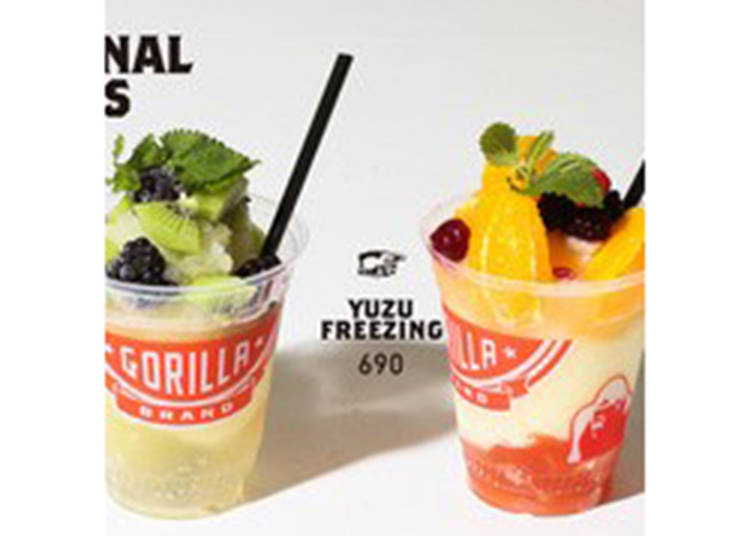 【GORILLA COFFEE】 本場ニューヨークの味を体感「GREENFREEZING /YUZUFEREEZING」/Esola池袋