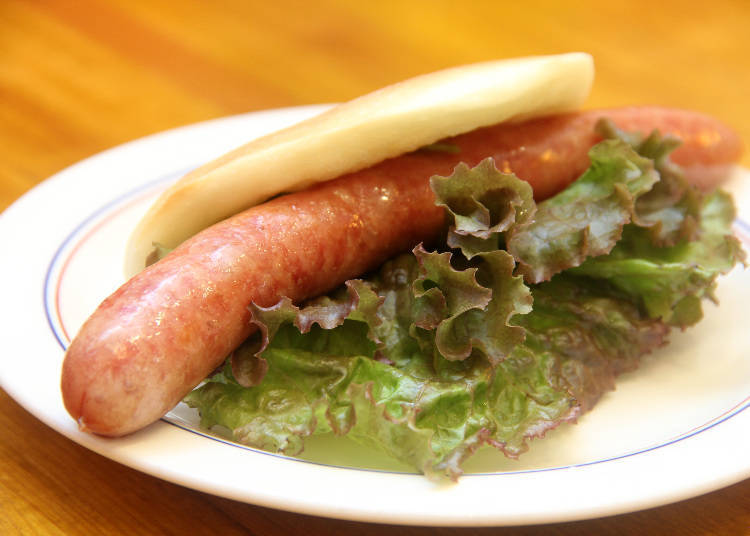 6) Imbiss Kamakura: a Savory Snack of Sausage and Beer
