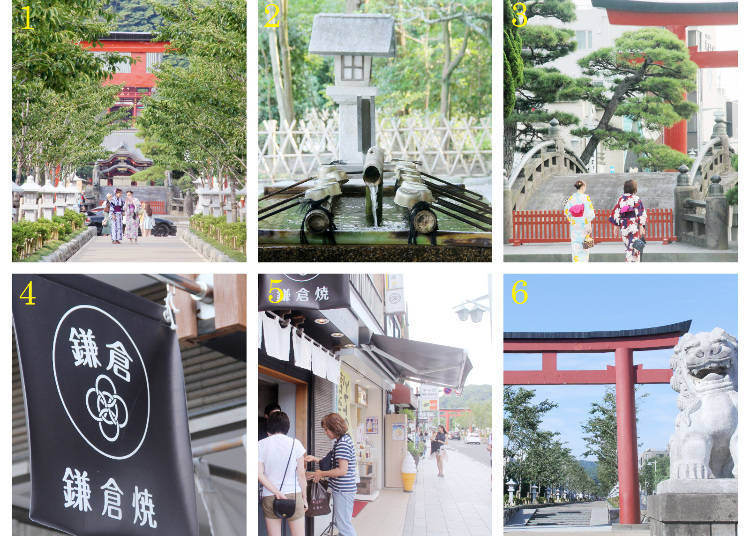 The Sightseeing-While-Snacking Route Part 2: Tsurugaoka Hachimangu Shrine → Wakamiya Oji Street → Kamakura Station