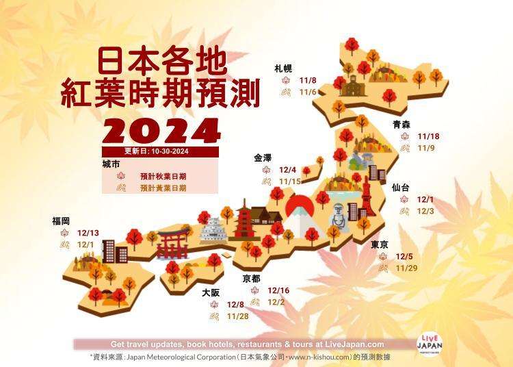 秋日楓紅!日本各地賞楓時期預測與全國熱門景點大盤點