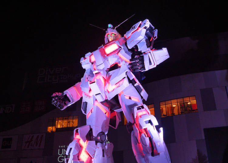 unicorn transform gundam how to its Giant Tokyo Robot! Biggest Gundam Celebrates