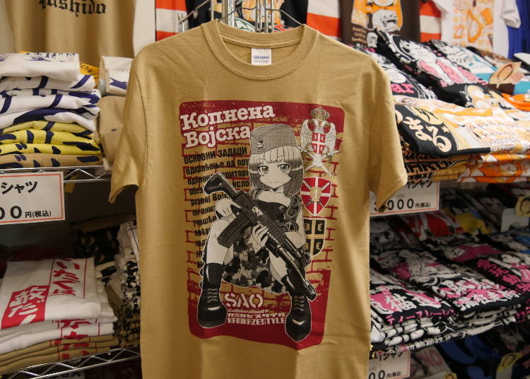 ●アキバならではの「萌え系」キャラTシャツ