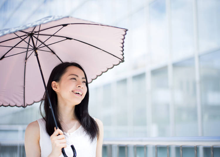 2.日焼けは悪いこと?日傘をさしている人がすごく多い