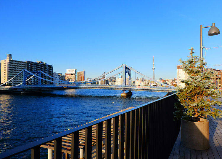 當地人才知道的絕佳私藏景點 隅田川河畔納涼平台「KAWA TERRACE」