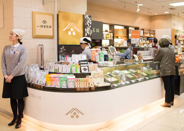 日本茶専門店で茶葉からティーバッグまで選べる/「一保堂茶舗」