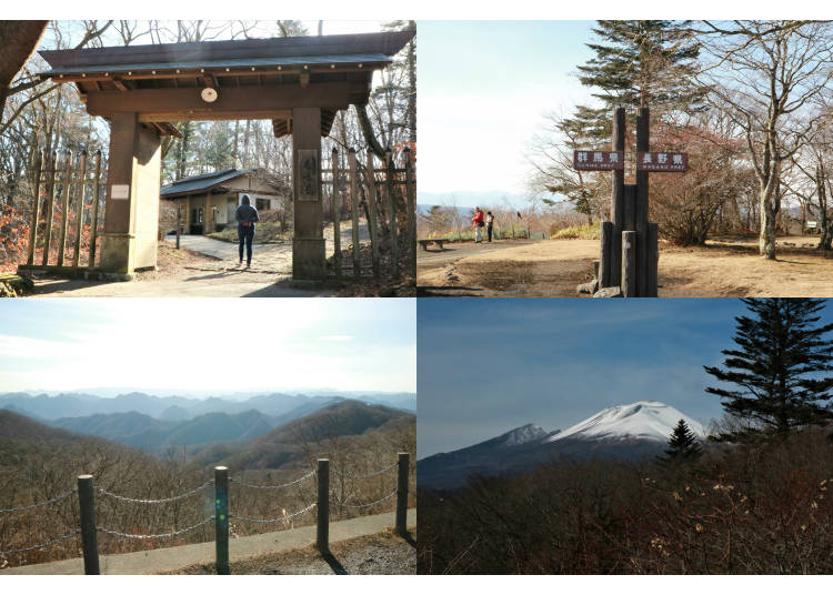眺望八岳和淺間山等高峰雄姿「碓氷峠見晴台」