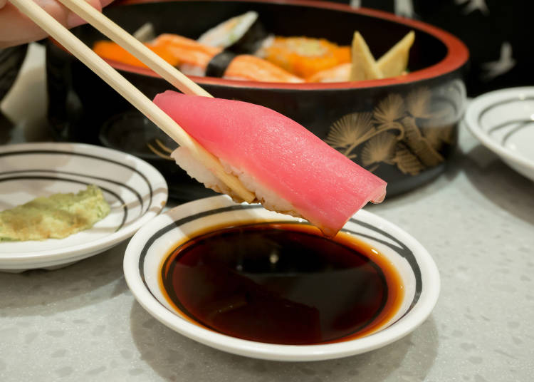 握り寿司に、天汁を付けて食べる友人に…笑(カナダ在住/20代/男性)
