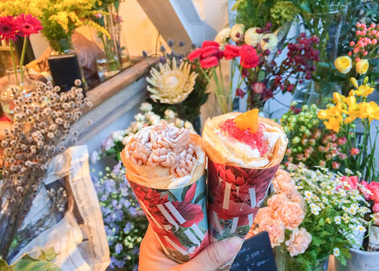 Instagram美味兼具夢幻的話題店 如花朵般盛開的代官山人氣可麗餅「TAJIMAJI」